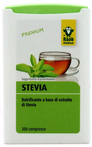 Raab Dolcificante A Base Di Estratto Di Stevia 300 Compresse-1