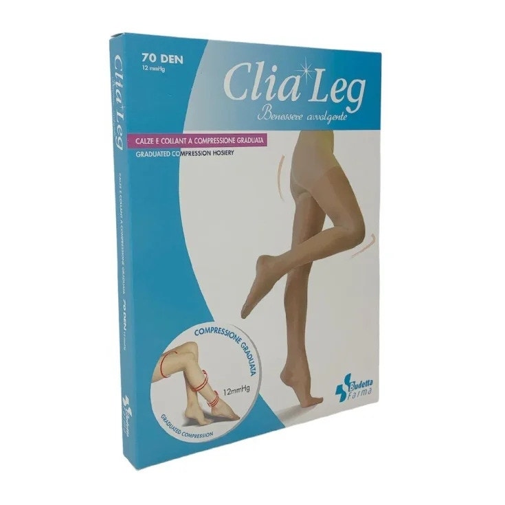 Collant Clialeg 70 Denari Colore Clear Taglia 2-0