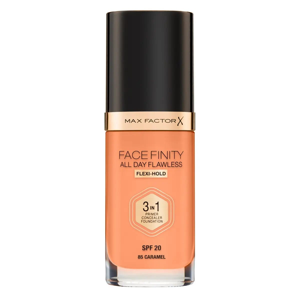 Max Factor Fondotinta Facefinity All Day Flawless 3In1 85 Caramel-2