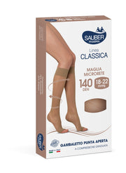 Sauber Linea Classica 140 Den Gambaletto Punta Aperta Medio Taglia 3-2