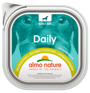 Almo Nature Daily Menù Cibo Umido Pollo/Piselli Per Cani Adulti Vaschetta 100g-2