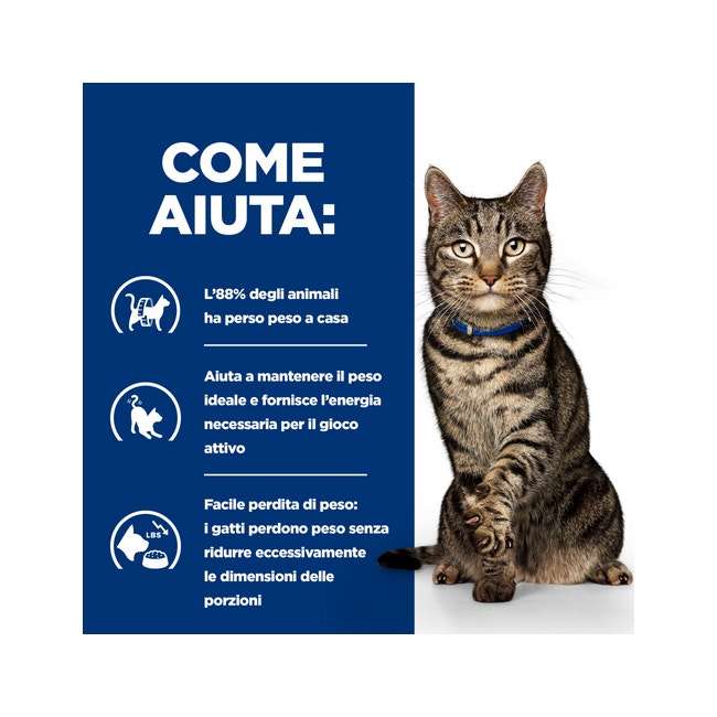 Hill's Prescription Diet Metabolic Crocchette Pollo Per Gatti Sacco 1,5kg-4