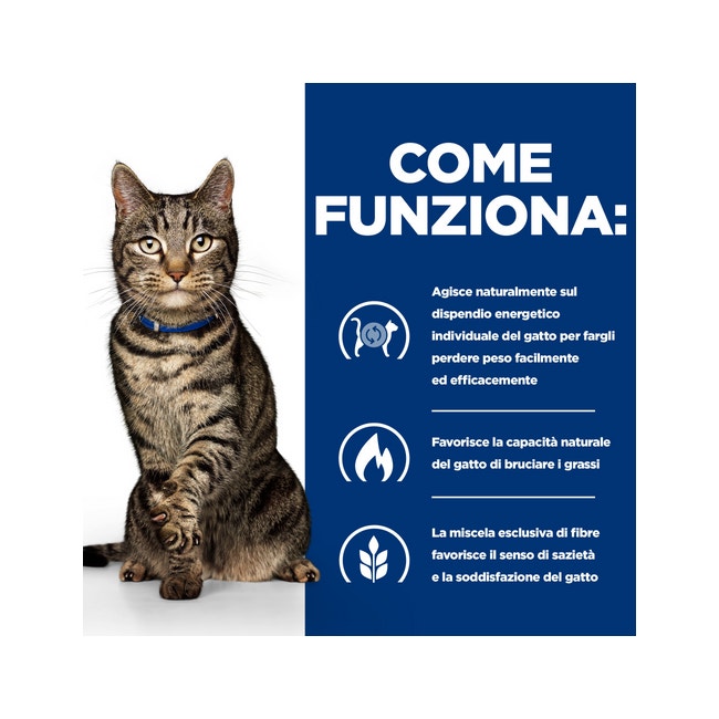 Hill's Prescription Diet Metabolic Crocchette Pollo Per Gatti Sacco 1,5kg-5