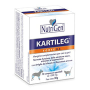 Nutrigen Kartileg Forte He Mangime Complementare Per Articolazioni Cani/Gatti 30 Tavolette-1