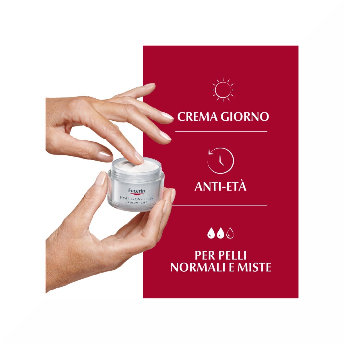 Eucerin Hyaluron-Filler+Volume-Lift Giorno crema antirughe Pelle Normale 50 ml-7