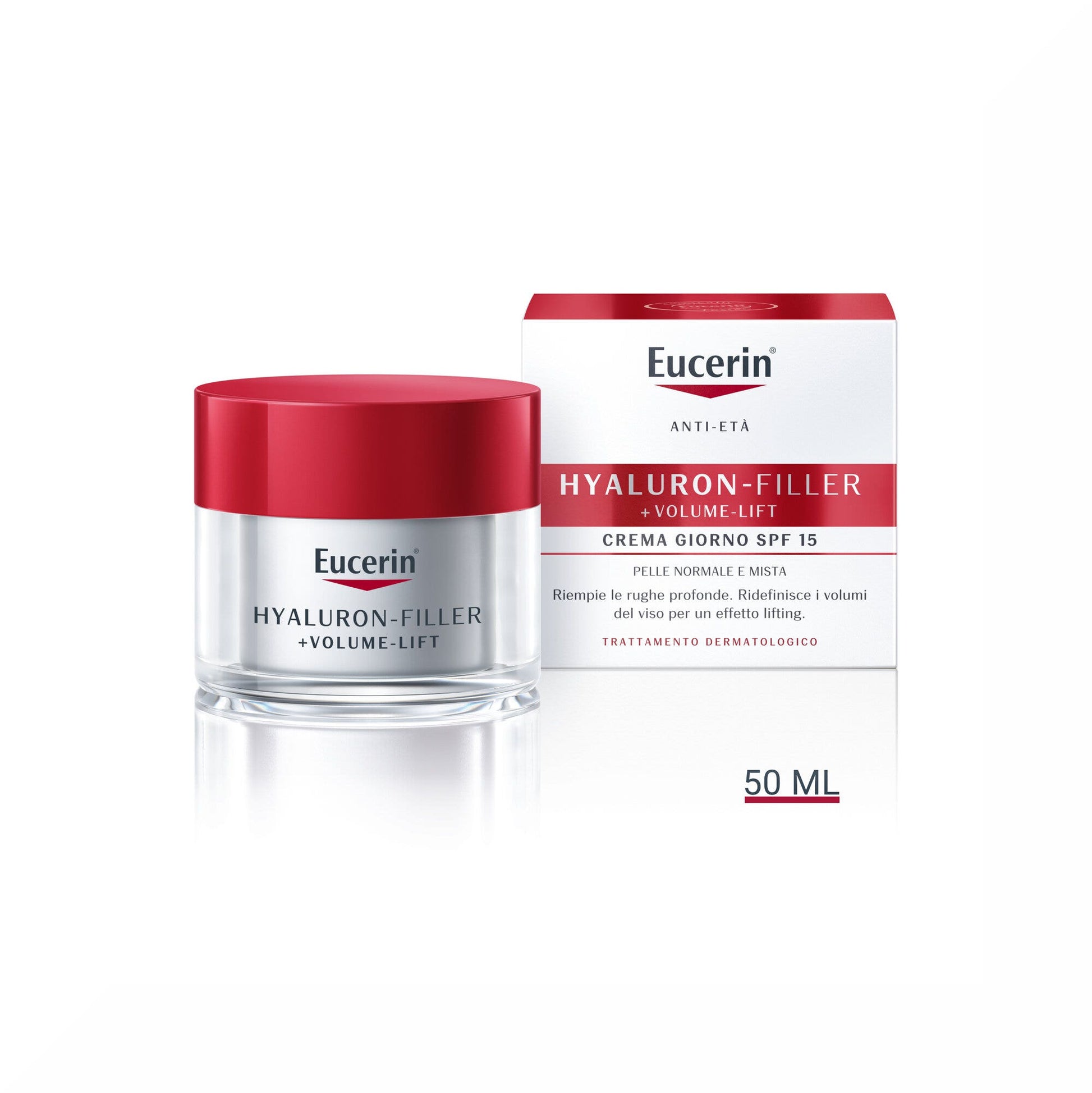 Eucerin Hyaluron-Filler+Volume-Lift Giorno crema antirughe Pelle Normale 50 ml-7