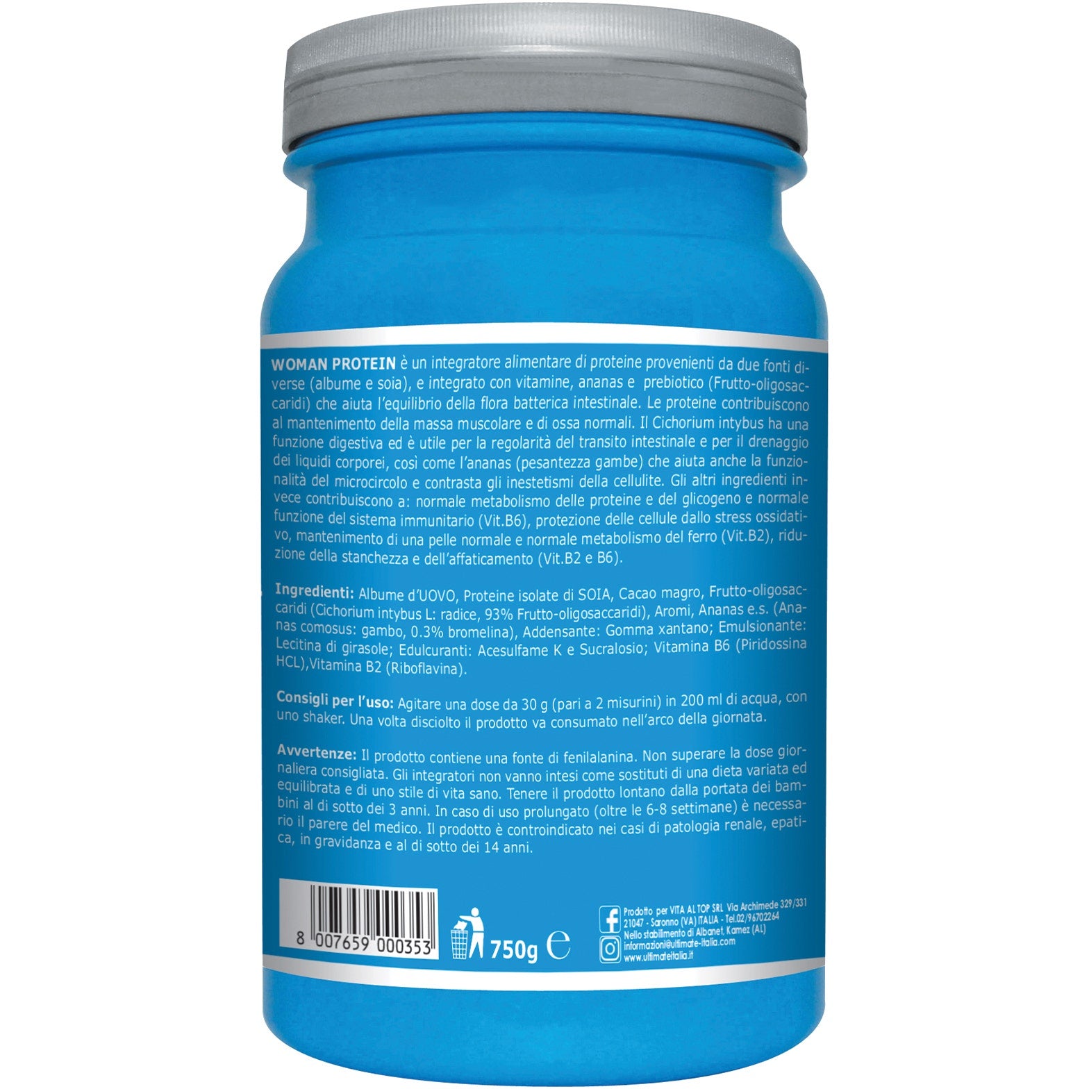 Ultimate Woman Protein Cacao 750g  - 4