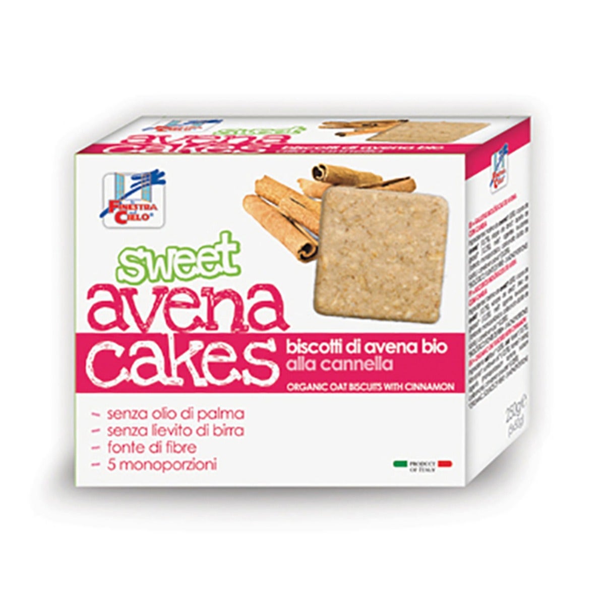 La Finestra Sul Cielo Biscotti Di Avena Bio Alla Cannella 250g-2