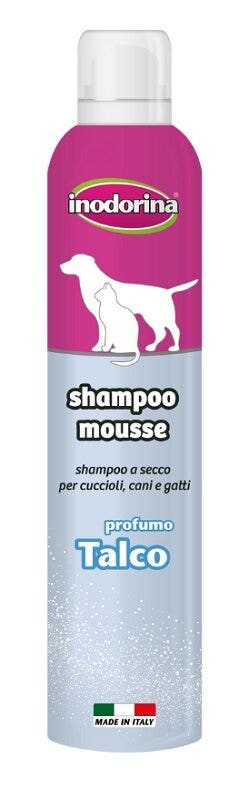 Inodorina Shampoo Mousse Per Animali Talco 300ml-1