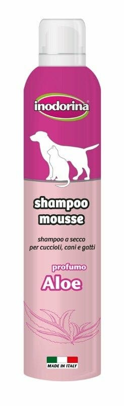 Inodorina Shampoo Mousse All'Aloe Per Cani/Gatti 300ml-2