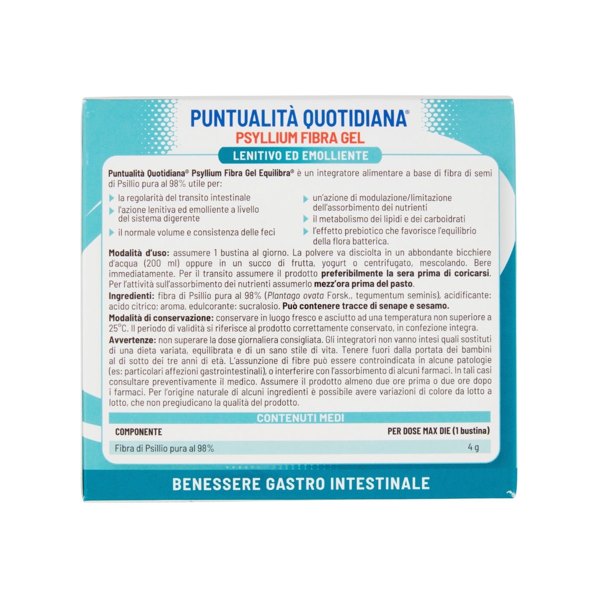 Equilibra Psyllium Fibra-Gel 20 Bustine-8