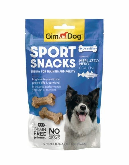 GimDog Sport Snacks con Merluzzo 60g-2