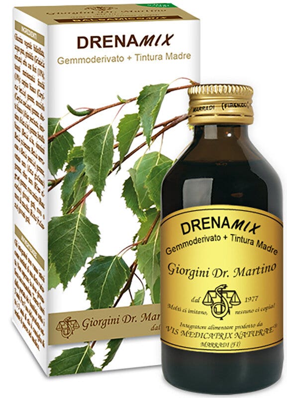 Dr Giorgini Drenamix Gemmoderivato Tintura Madre Senza Alcool 100ml-2