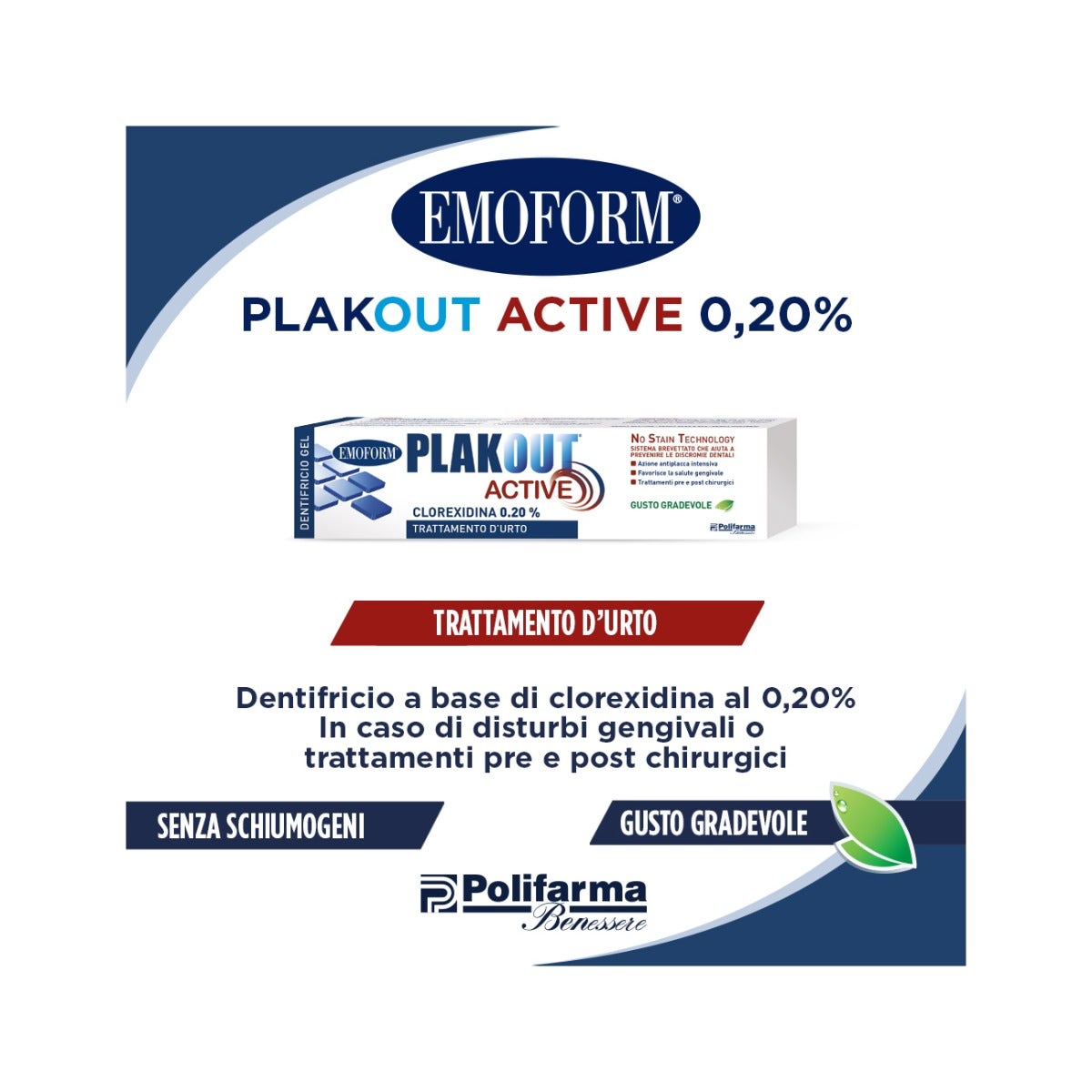 Plakout Active Dentifricio 0,20%-2