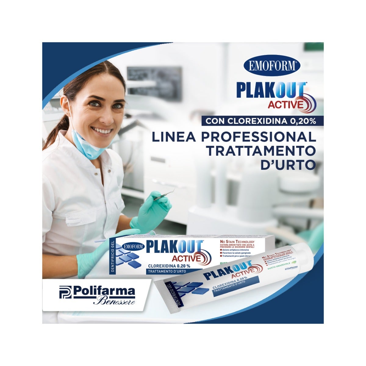 Plakout Active Dentifricio 0,20%-4