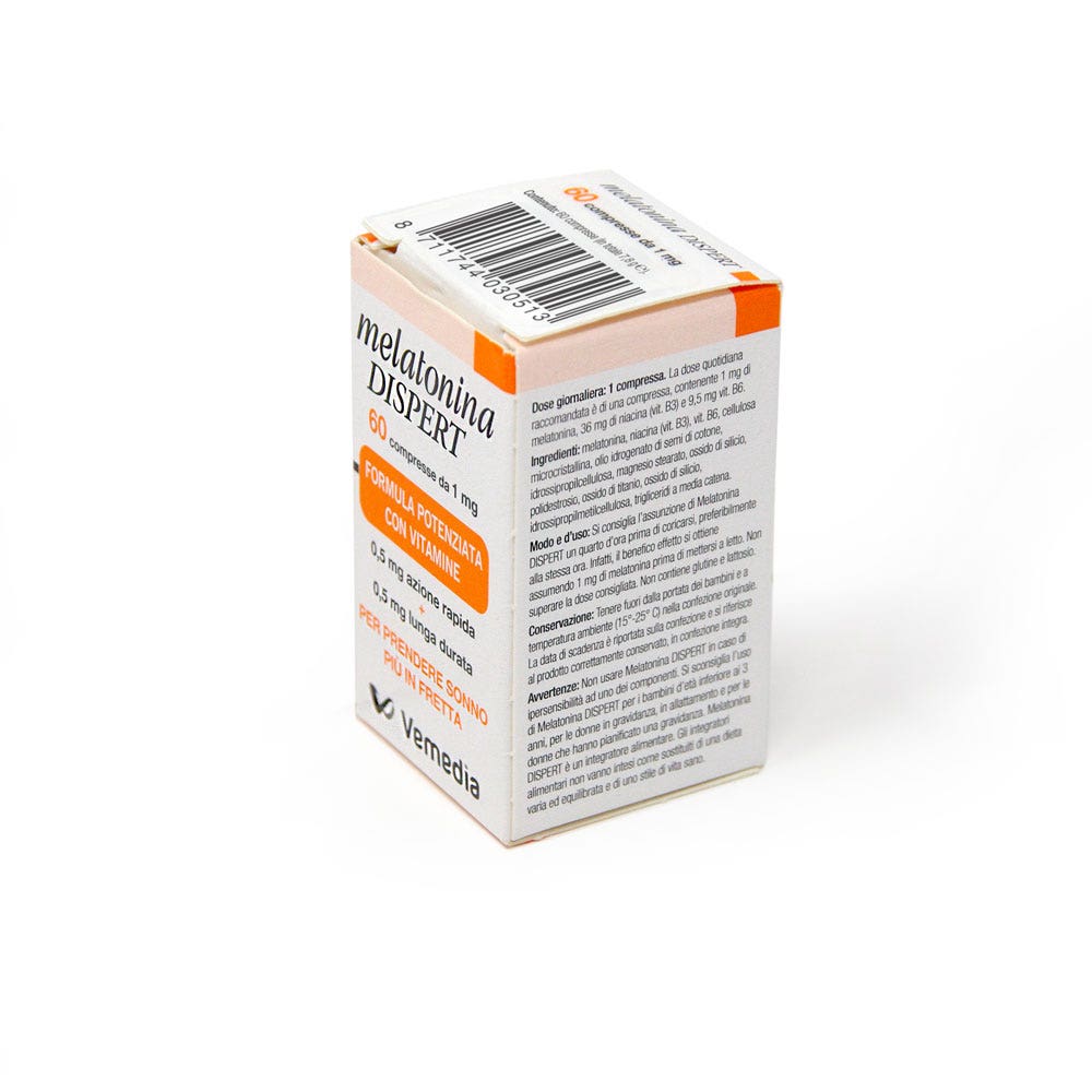 Melatonina Dispert 1 mg 60 Compresse-6