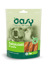Oasy Salsicciotti Di Pollo Snack Per Cani 100g-1