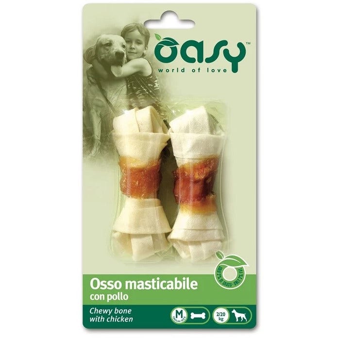 Oasy Snack Cane Osso Pollo Taglia M 56g-1
