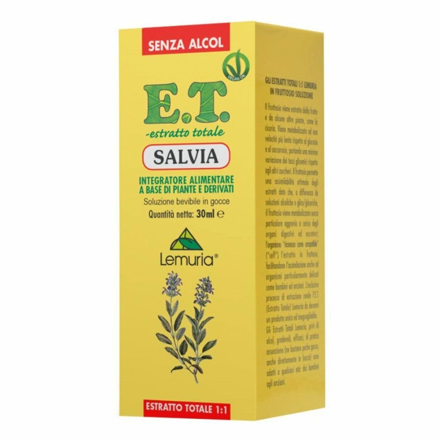 Lemuria Salvia Estratto Totale Integratore in Gocce 30ml-1
