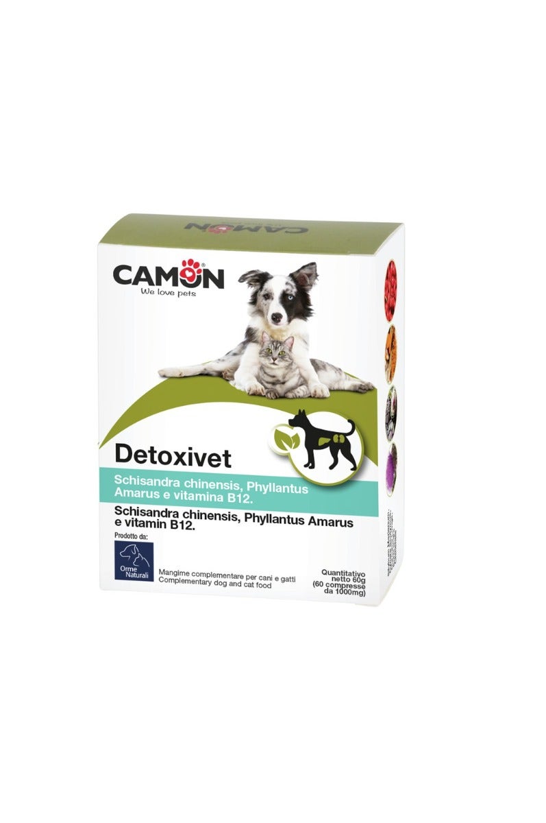 Detoxivet Alimento Complementare Per Cani E Gatti 60 Compresse -2