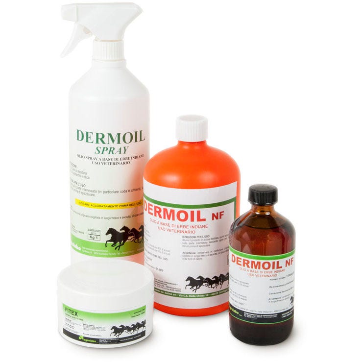 Dermoil Olio Naturale Per Mantello E Epidermide Equini 1kg-1