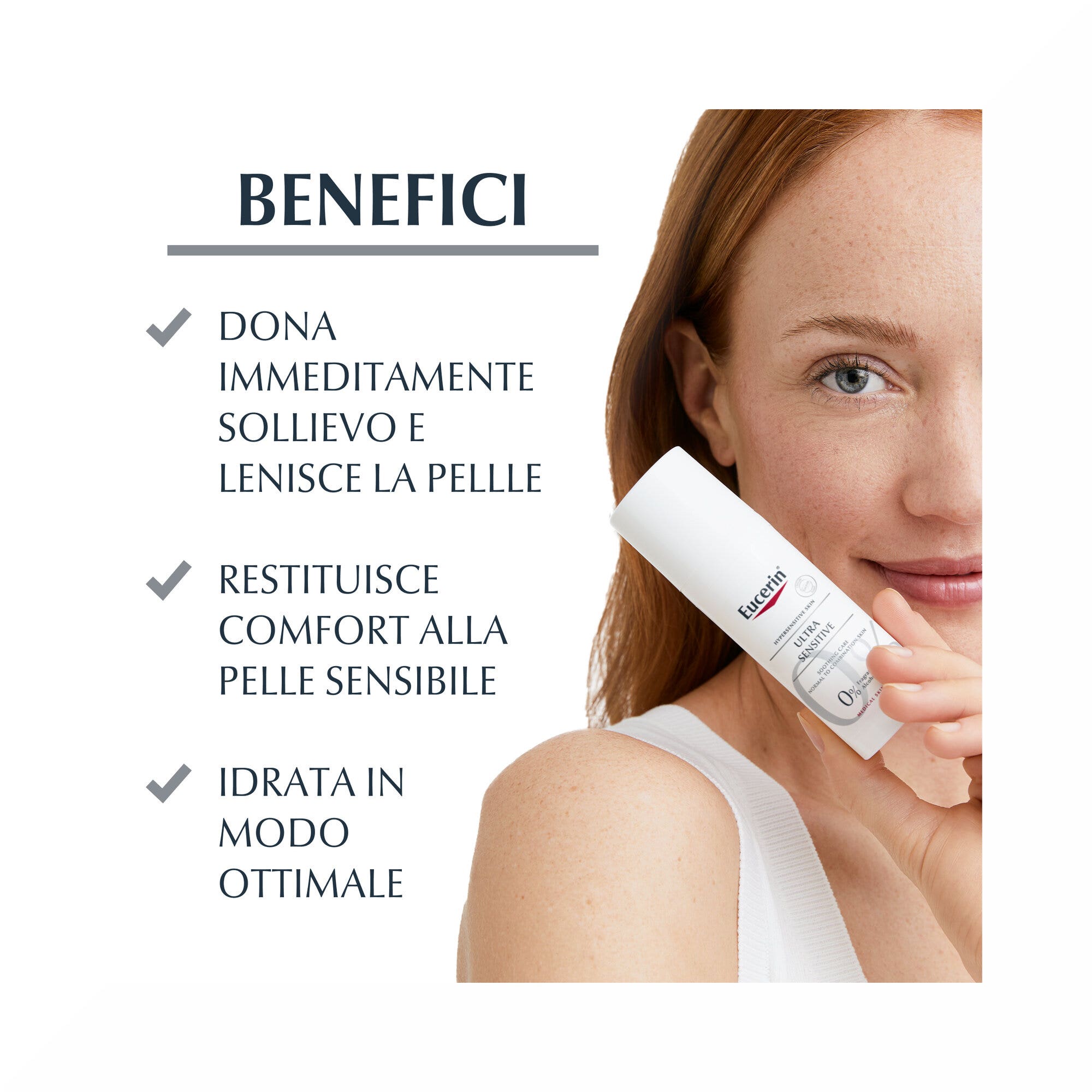 Eucerin Ultrasensitive Trattamento Lenitivo Pelle da Normale a Mista 50ml-2