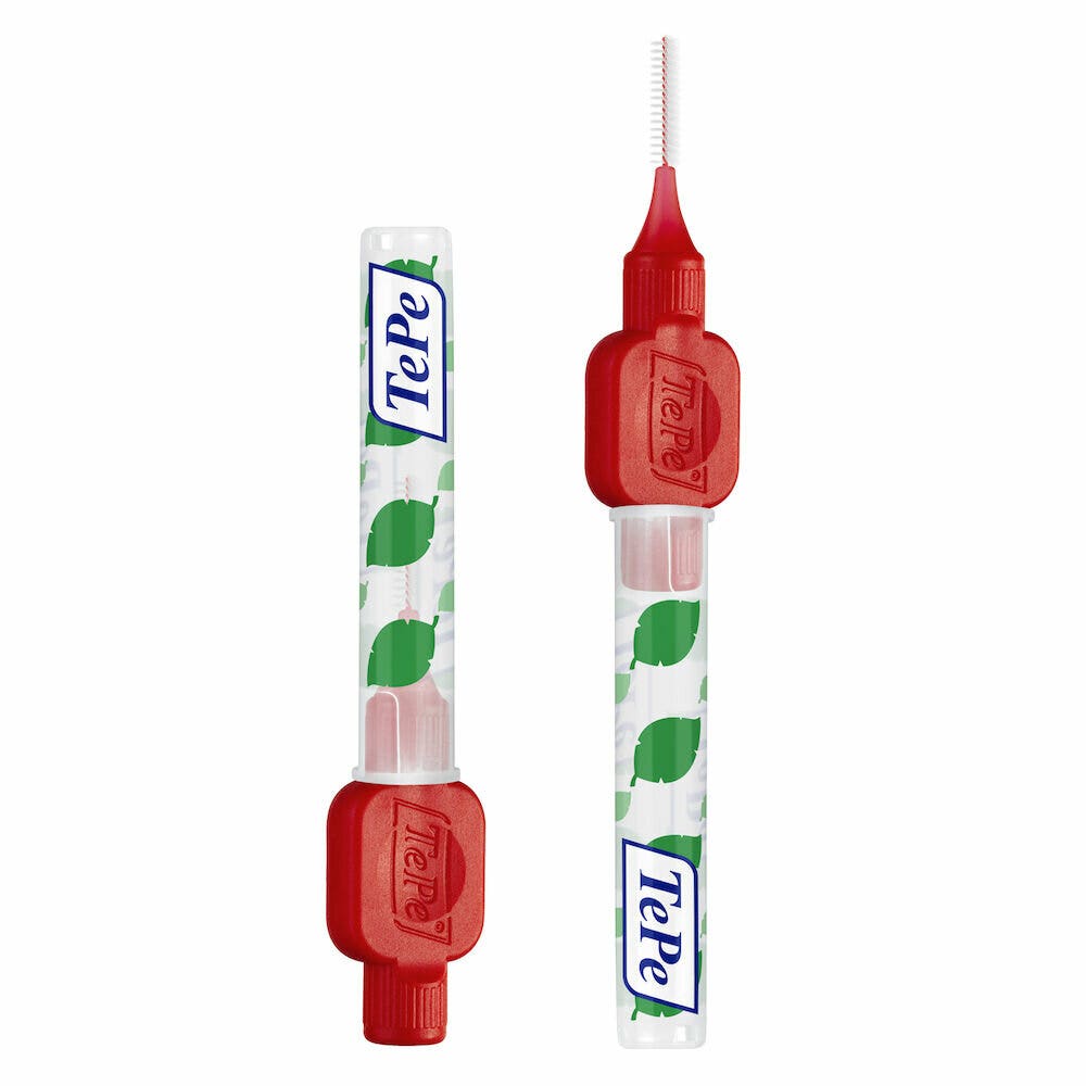 TePe Original Rosso Scovolino Per Pulizia Interdentale Misura ISO 2 Filo 0,5 mm 6 Pezzi-3