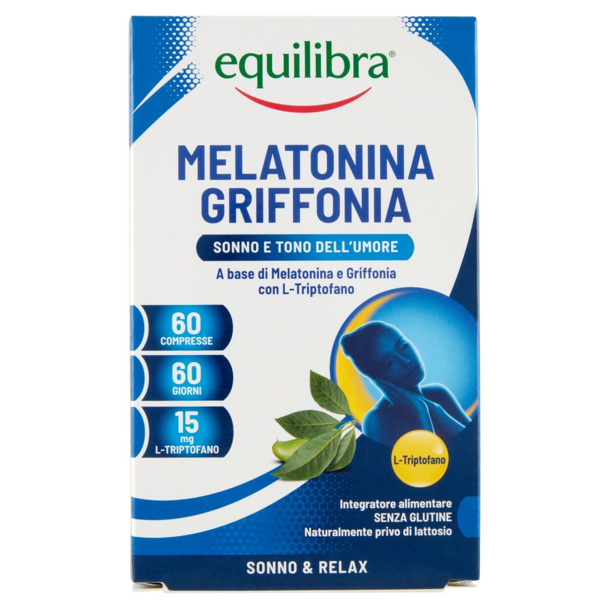 Equilibra Melatonina + Griffonia 60 Compresse-4