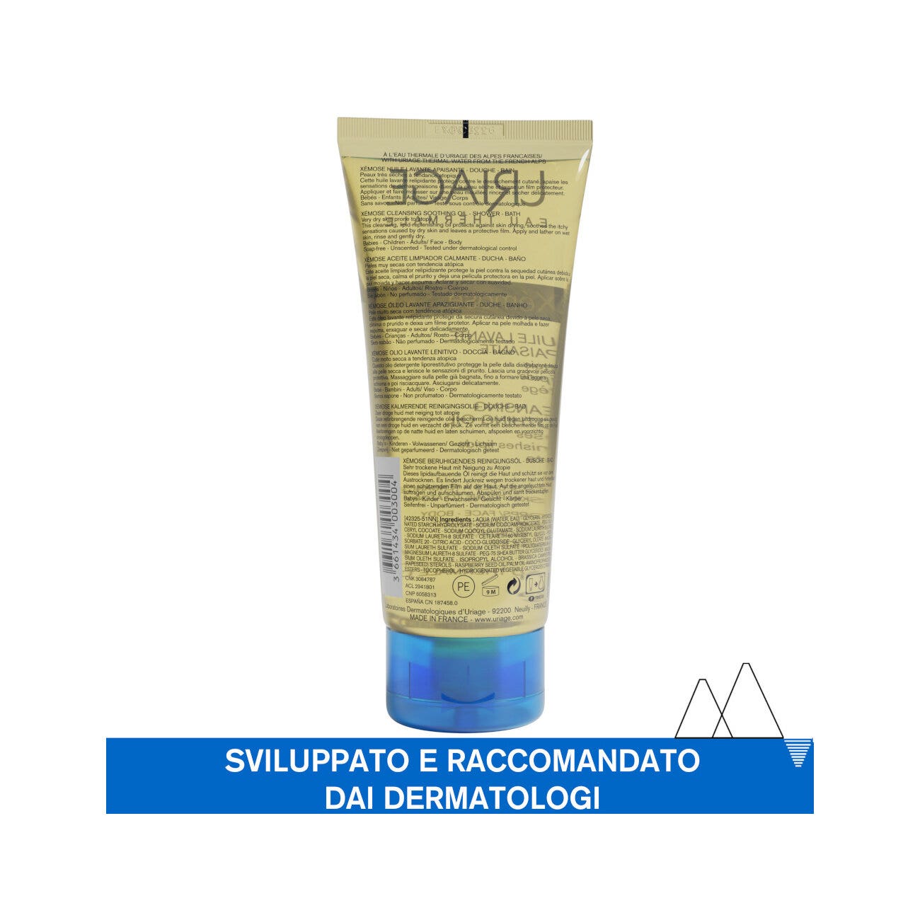 Uriage Xemose Olio Detergente Lenitivo 200ml-5