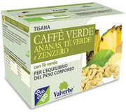 Valverbe Tisana Caffè Verde Ananas Tè Verde Zenzero 20 Bustine-1