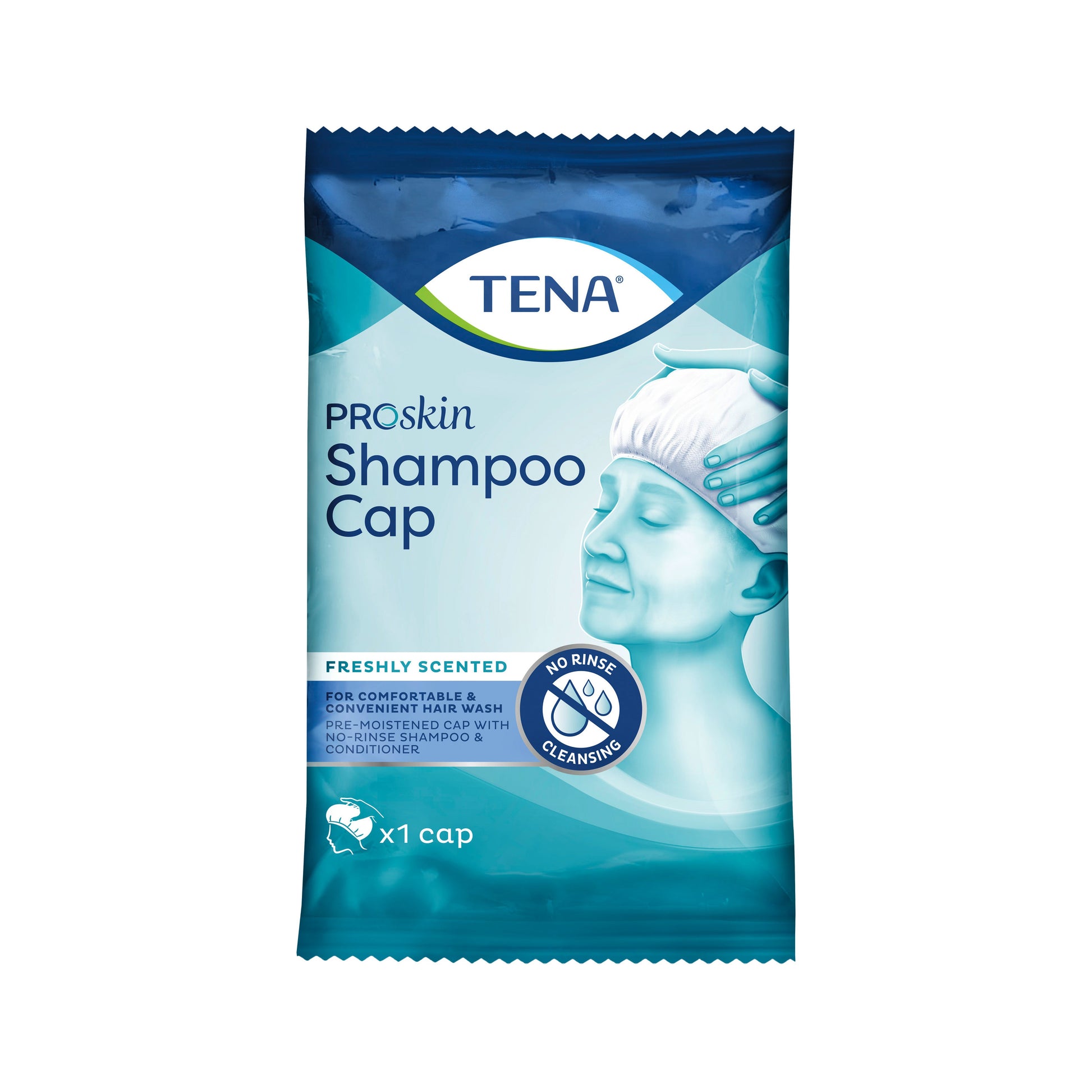 Tena Shampoo Cuffia Pre-Umidificata 1 Pezzo-6