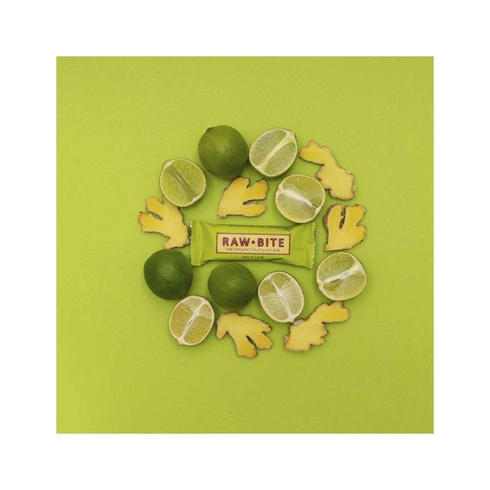 Raw Bite Barretta Spezie/Lime 50g-2