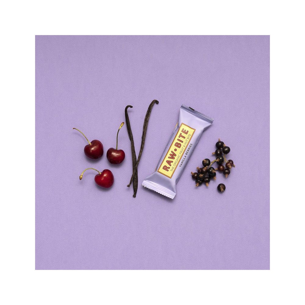 Raw Bite Barretta Vaniglia/Frutti Rossi 50g-2