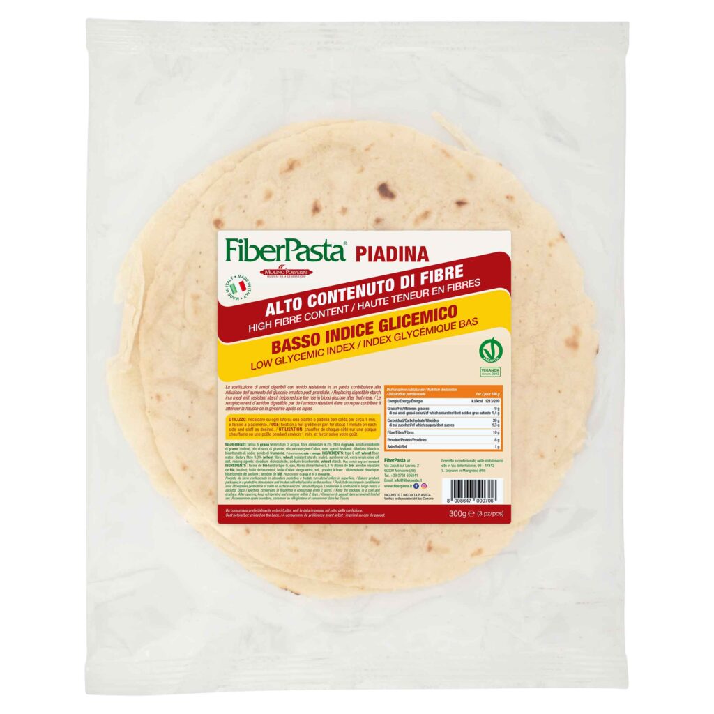 FIBERPASTA PIADINA 300G