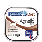 Forza10 Solo Diet Agnello Paté Per Cani Adulti Vaschetta 100g-1
