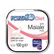 Forza10 Solo Diet Maiale Paté Per Cani Adulti Vaschetta 100g-1