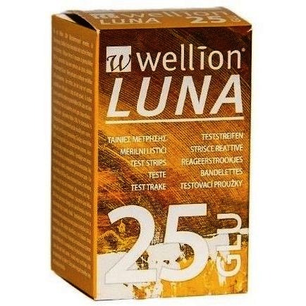 Wellion Luna Strisce Per Misurazione Glicemia 25 Strips-1
