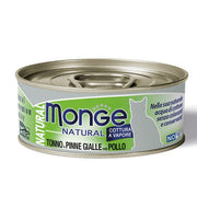 Monge Natural Tonno Pinne Gialle Con Pollo Cibo Umido Per Gatti Adulti 80g-1