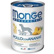 Monge Monoprotein Pollo Con Ananas Cibo Umido Per Cani Adulti 400g-1