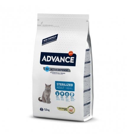 Advance Sterilised Adult Crocchette Tacchino E Orzo Per Gatti Adulti 1-10 Anni Sacco 1,5kg-1