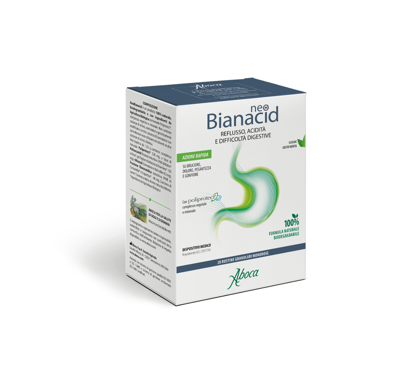Aboca Neobianacid Acidità Reflusso 20 Buste Monodose-4