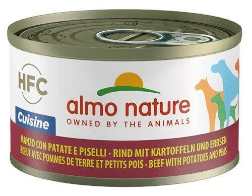 Almo Nature Cuisine Cibo Umido Manzo Con Patate E Piselli Per Cani Adulti Scatoletta 95g-2