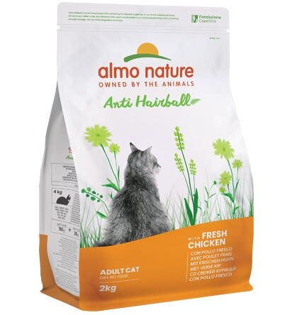 Almo Nature Anti Hairball Cibo Secco Con Pollo Fresco Per Gatti Adulti Sacco 2kg-3
