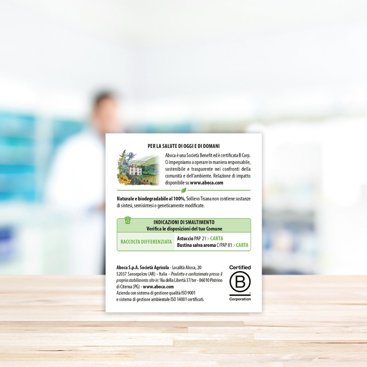 Aboca Sollievo Bio Tisana  Benessere Naturale 20 Filtri 44g-10