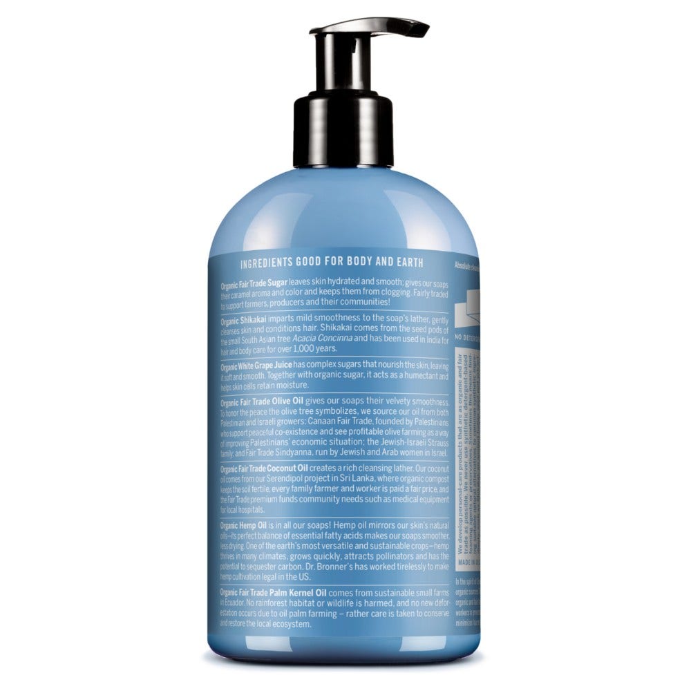 Dr. Bronner's Sapone Di Zucchero Bio Senza Profumo 355ml-2