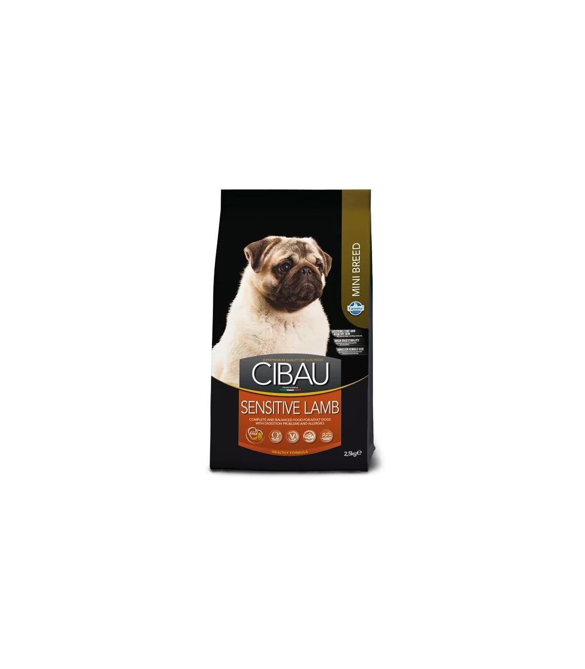 Cibau Adult Mini Sensitive Agnello Per Cani Adulti 2.5kg-1