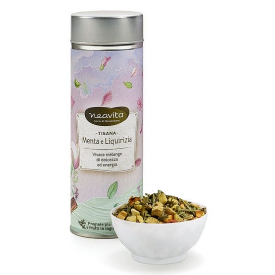 Neavita Silver Tin Menta E Liquirizia Tisana Sfusa 100g-2