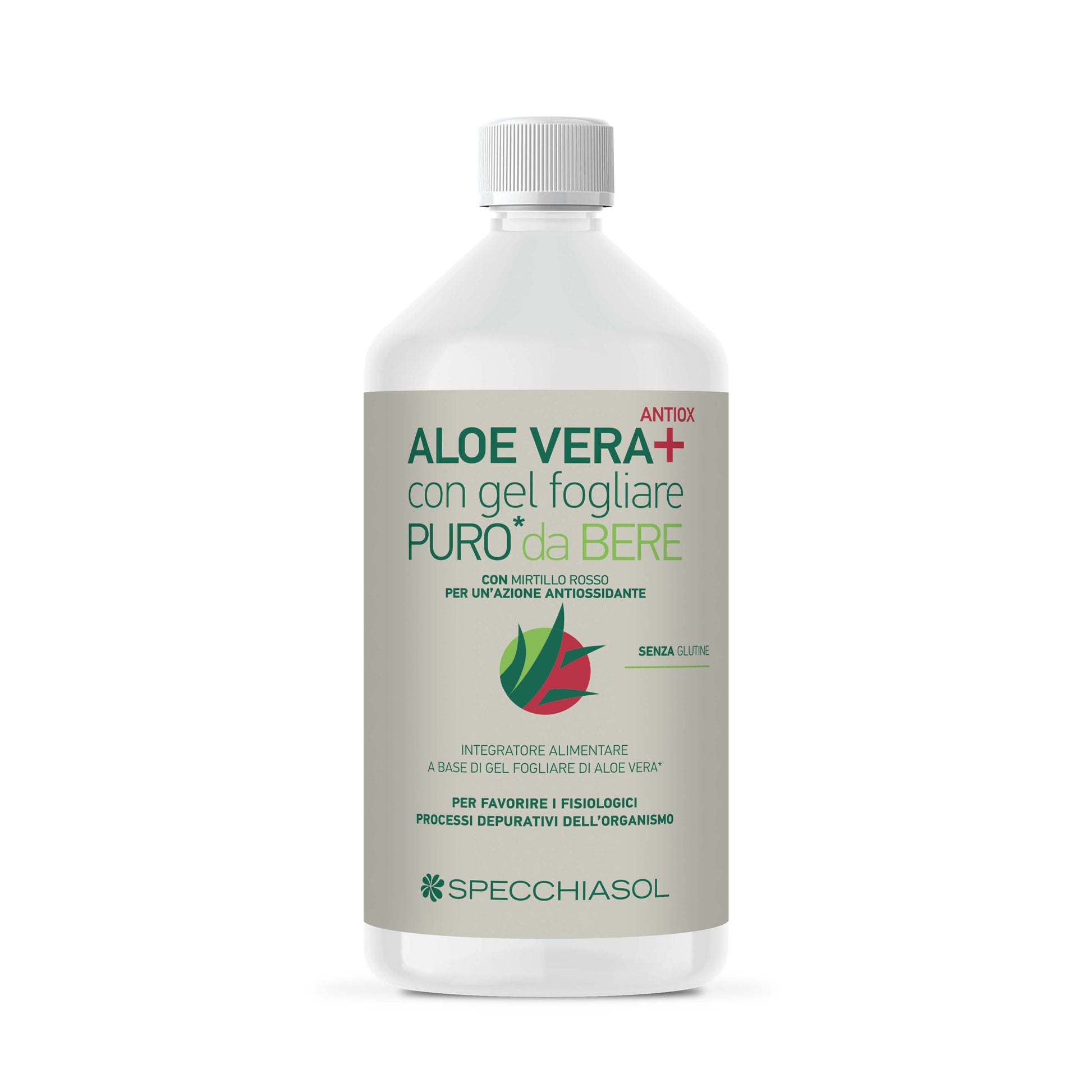 Succo Aloe Vera+ Aloe/Mirtillo Rosso 1 Litro-3