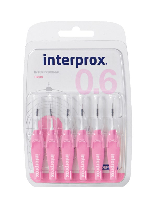 Interprox Nano Scovolino Spazi Interdentali 0,6mm Blister 6 Pezzi-4