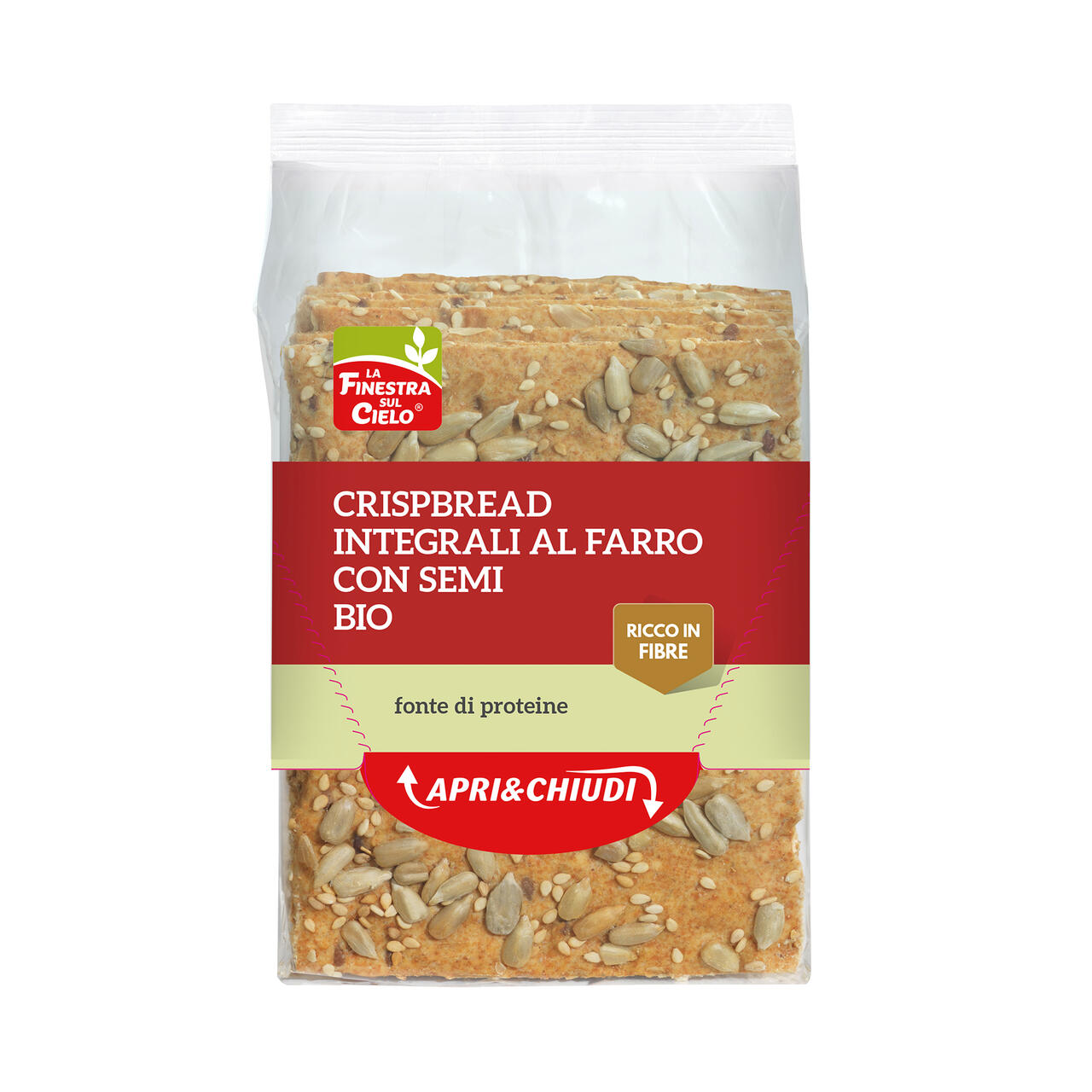 La Finestra Sul Cielo Crispibread Integrali Di Farro Ai Semi Bio 200g